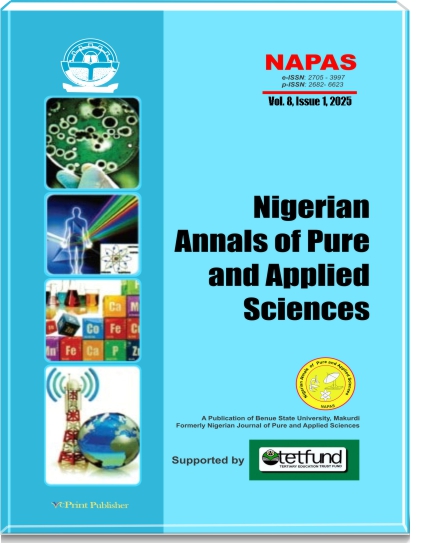 NIGERIAN ANNALS OF PURE AND APPLIED SCIENCES
